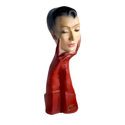 Mid-Century Italian Donna Bust Sculpture from Christian Dior, 1980s-TCS-2040268