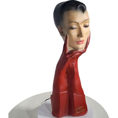 Mid-Century Italian Donna Bust Sculpture from Christian Dior, 1980s-TCS-2040268