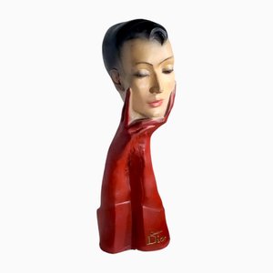 Mid-Century Italian Donna Bust Sculpture from Christian Dior, 1980s-TCS-2040268