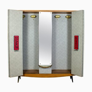 Mid-Century Italian Entrance Wardrobe with Mirror by Umberto Mascagni-MBH-1032610