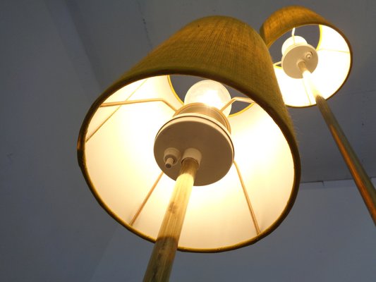 Mid-Century Italian Floor Lamp with Two Lanterns, 1950s-RDW-1291206