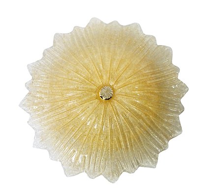 Mid-Century Italian Flush Mount in Murano Glass-ZVH-2017323