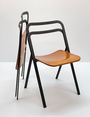 Mid-Century Italian Folding Chairs by Giorgio Cattelan for Cidue, Italy, 1970s, Set of 2-JDR-1125595