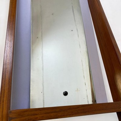 Mid-Century Italian Freestanding Full-Length Mirror with Wooden Structure, 1960s-GDD-1165968