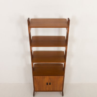 Mid-Century Italian Freestanding Teak Wall Unit, 1970s-UE-2036254