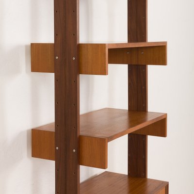 Mid-Century Italian Freestanding Teak Wall Unit, 1970s-UE-2036254