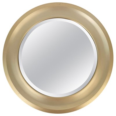 Mid-Century Italian Gilded Aluminum Mirror by Sergio Mazza for Artemide, 1960s-JDR-1126006