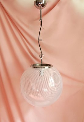 Mid-Century Italian Globe Ceiling Lamp by Venini, 1960s-HUY-909008