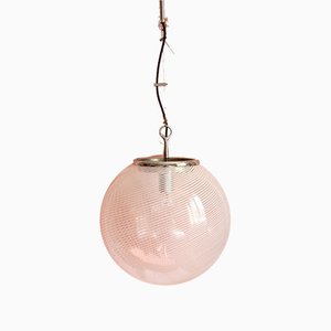 Mid-Century Italian Globe Ceiling Lamp by Venini, 1960s-HUY-909008