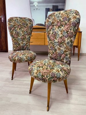 Mid-Century Italian Gobelin Side Chairs by Paolo Buffa, 1950s, Set of 2-MTX-1162444