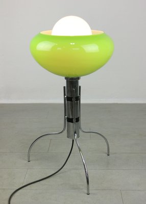 Mid-Century Italian Green Glass Floor Lamp-HGJ-1438625