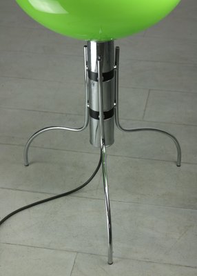 Mid-Century Italian Green Glass Floor Lamp-HGJ-1438625