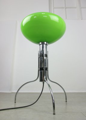 Mid-Century Italian Green Glass Floor Lamp-HGJ-1438625