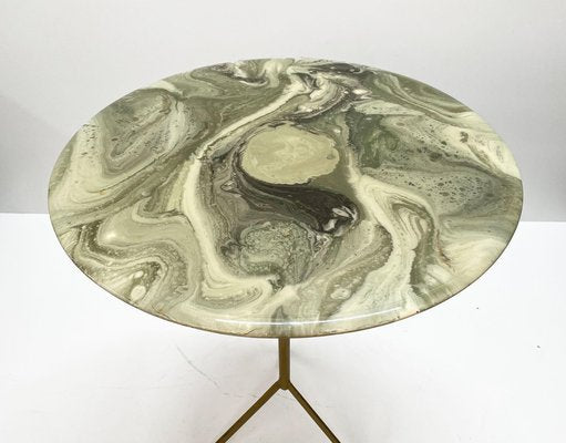 Mid-Century Italian Gueridon Round Table, 1950s-JDR-1125637