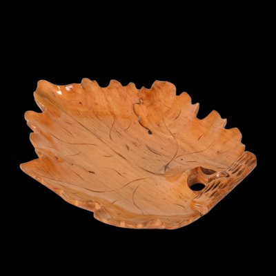 Mid-Century Italian Handmade Birch Maple Leaf-Shaped Centerpiece, 1950s-JDR-1414120