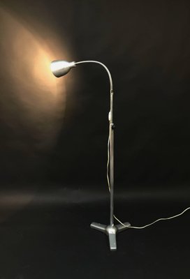 Mid-Century Italian Industrial Aluminum and Steel Medical Floor Lamp, 1950s-JDR-1126129