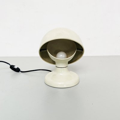 Mid-Century Italian Jucker Table Lamp in White Metal by Tobia Scarpa for Flos, 1963-GDD-1251071