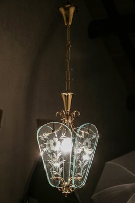 Mid-Century Italian Lantern or Pendant Lamp by Pietro Chiesa for Fontana Arte-MTX-1260927