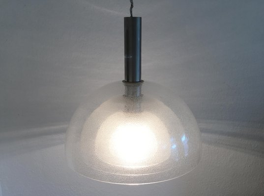 Mid-Century Italian LT 338 Glass Pendant Lamp by Carlo Nason for Mazzega-UAH-850705