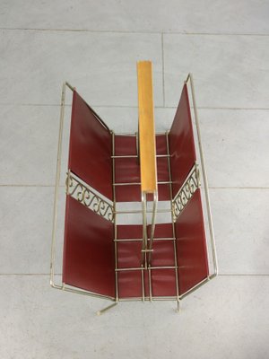 Mid-Century Italian Magazine Rack-HGJ-1017398