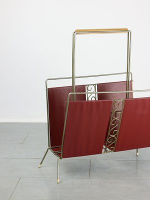 Mid-Century Italian Magazine Rack-HGJ-1017398