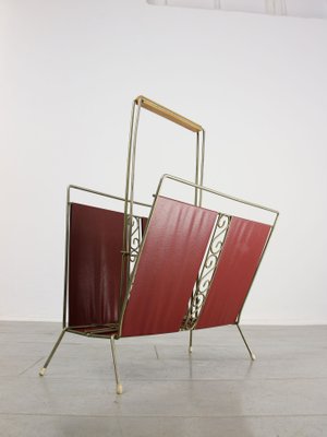 Mid-Century Italian Magazine Rack-HGJ-1017398