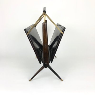 Mid-Century Italian Magazine Rack in Ico Parisi Style-LYQ-1171688