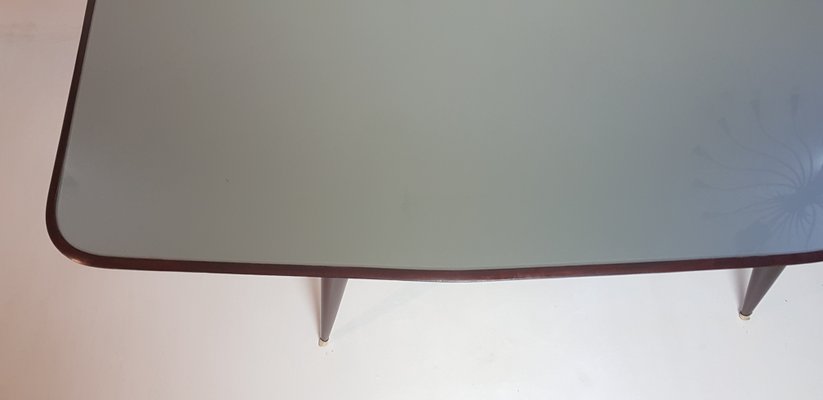 Mid-Century Italian Mahogany Dining Table by Vittorio Dassi, 1950s-FO-550227