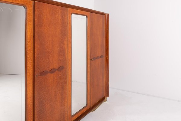 Mid-Century Italian Maple Veneer Wardrobe, 1950s-KMC-2020880