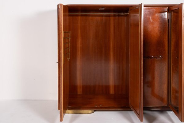 Mid-Century Italian Maple Veneer Wardrobe, 1950s-KMC-2020880