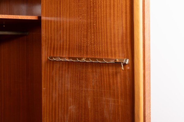 Mid-Century Italian Maple Veneer Wardrobe, 1950s-KMC-2020880