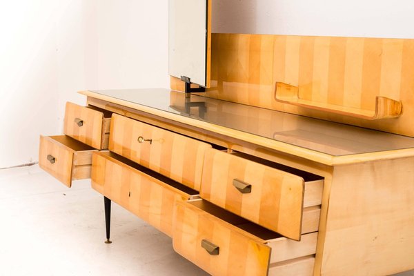 Mid-Century Italian Maple Wood Dressing Table, 1950-MBH-1032681