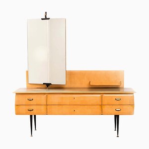 Mid-Century Italian Maple Wood Dressing Table, 1950-MBH-1032681