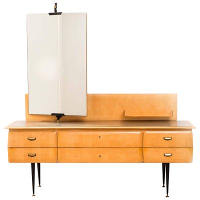 Mid-Century Italian Maple Wood Dressing Table, 1950s-MBH-1032234