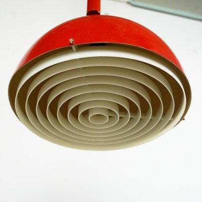 Mid-Century Italian Metal and Brass Counterweight Pendant Lamp, 1960s-MH-2036548