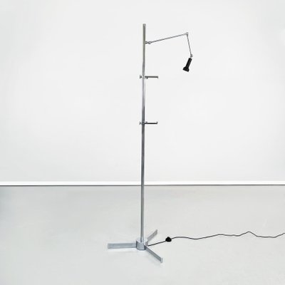 Mid-Century Italian Metal Easel Floor Lamp by Angelo Lelii for Arredoluce, 1960s-GDD-1346928