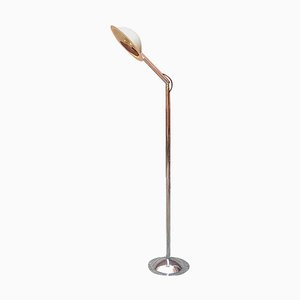 Mid-Century Italian Modern Adjustable Chromed Floor Lamp by Bilumen, 1970s-GDD-1096715