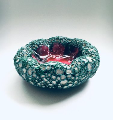 Mid-Century Italian Modern Art Pottery Bowl with Ocean Coral Structure, 1960s-RQV-906047