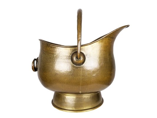 Mid-Century Italian Modern Brass Fireplace Carrier, 1970s-RD-1735317