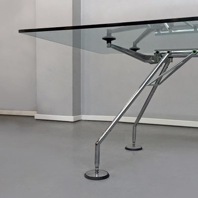 Mid-Century Italian Modern Nomos Table by Norman Foster for Tecno, 1970s-GDD-1097266