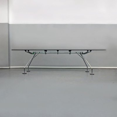 Mid-Century Italian Modern Nomos Table by Norman Foster for Tecno, 1970s-GDD-1097266