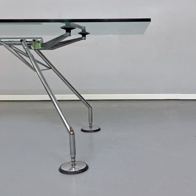 Mid-Century Italian Modern Nomos Table by Norman Foster for Tecno, 1970s-GDD-1097266