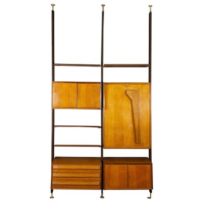 Mid-Century Italian Modular Bookcase, 1950-MBH-1032709