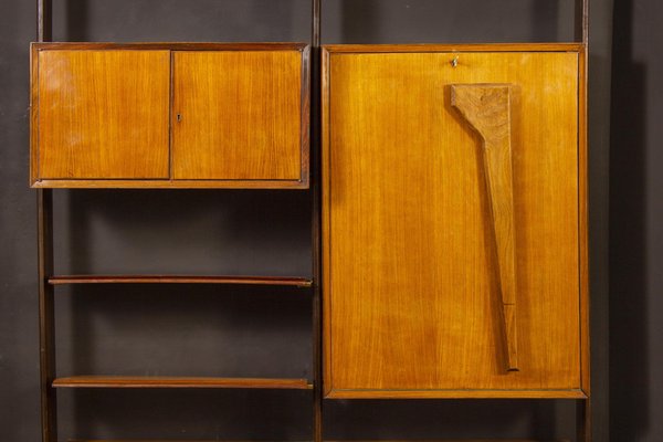 Mid-Century Italian Modular Bookcase, 1950-MBH-1032709