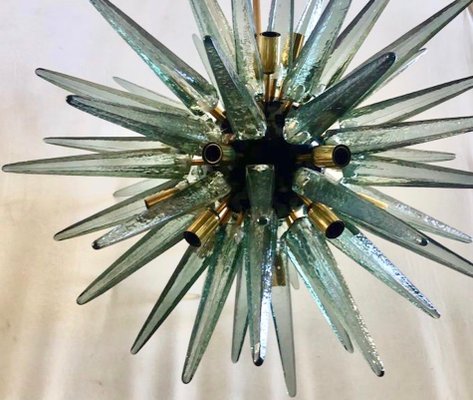 Mid-Century Italian Multi-Colored Murano Art Glass Chandelier, 1970-UH-1240683