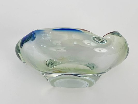 Mid-Century Italian Multicolored Submerged Murano Glass Ashtray, 1960-JDR-1126098