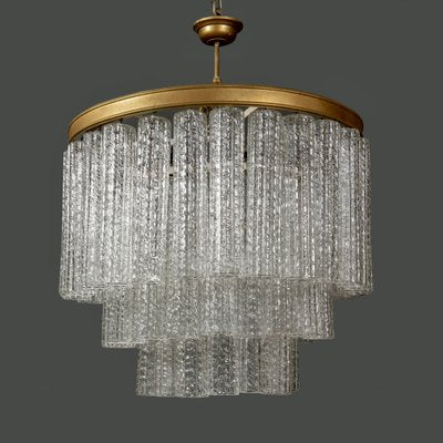 Mid-Century Italian Murano Chandelier from Venini, 1960s-MAX-1769543