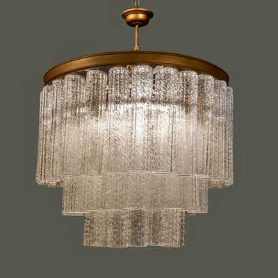 Mid-Century Italian Murano Chandelier from Venini, 1960s-MAX-1769543