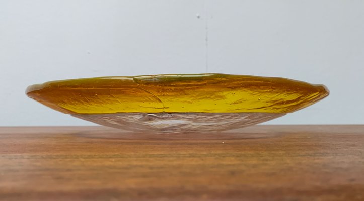 Mid-Century Italian Murano Glass Bowl or Plate from Av Mazzega-UAH-1113435