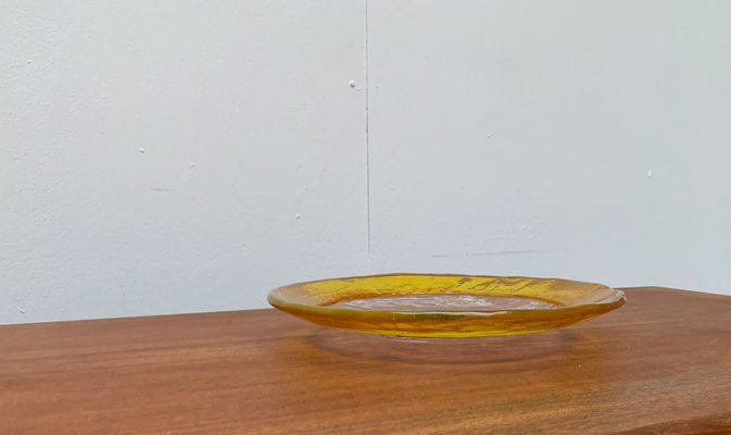 Mid-Century Italian Murano Glass Bowl or Plate from Av Mazzega-UAH-1113435